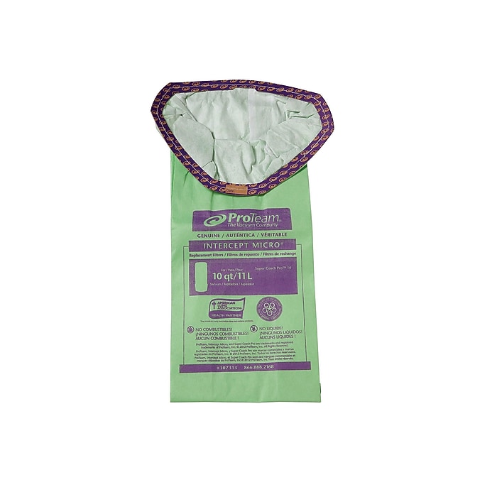 ProTeam Intercept Filters, Green/Purple, 10/pack (107313) | Staples