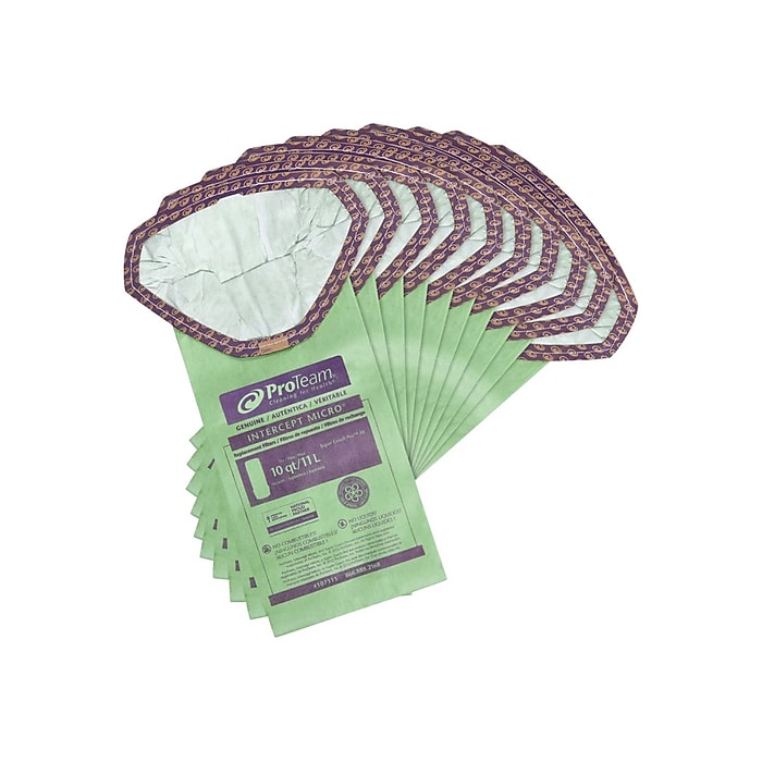 ProTeam Intercept Filters, Green/Purple, 10/pack (107313) | Staples