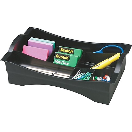 Rubbermaid 7 Section Extra Deep Desk Drawer Organizer Plastic