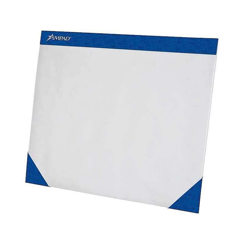 Ampad Paper Desk Pad, 17" x 22", Blue (24-001) image 1