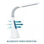 Turcom Dimmable LED Desk Lamp with Bladeless Cooling Fan (TS-7006)~#|#~sp4711645_sc7