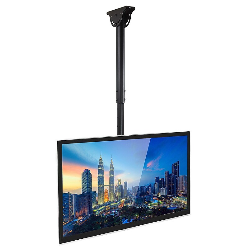 Mount-It! Height Adjustable Ceiling TV Mount Bracket for 32-70" Flat Screens (MI-509L) image 1