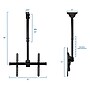 Mount-It! Full Motion Flat Screen TV Ceiling Mount Bracket for 32" to 70" VESA Mount TVs (MI-509B)~#|#~sp4711666_sc7