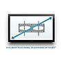 Mount-It! TV Wall Mount with Tilt for 32" to 55" Flat Screen Displays (MI-1131L)~#|#~sp4711802_sc7