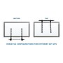 Mount-It! TV Wall Mount Bracket for Cable Box, DVD Player, Stereo Components Shelf (1 Shelf) (MI-8401)~#|#~sp4711813_sc7