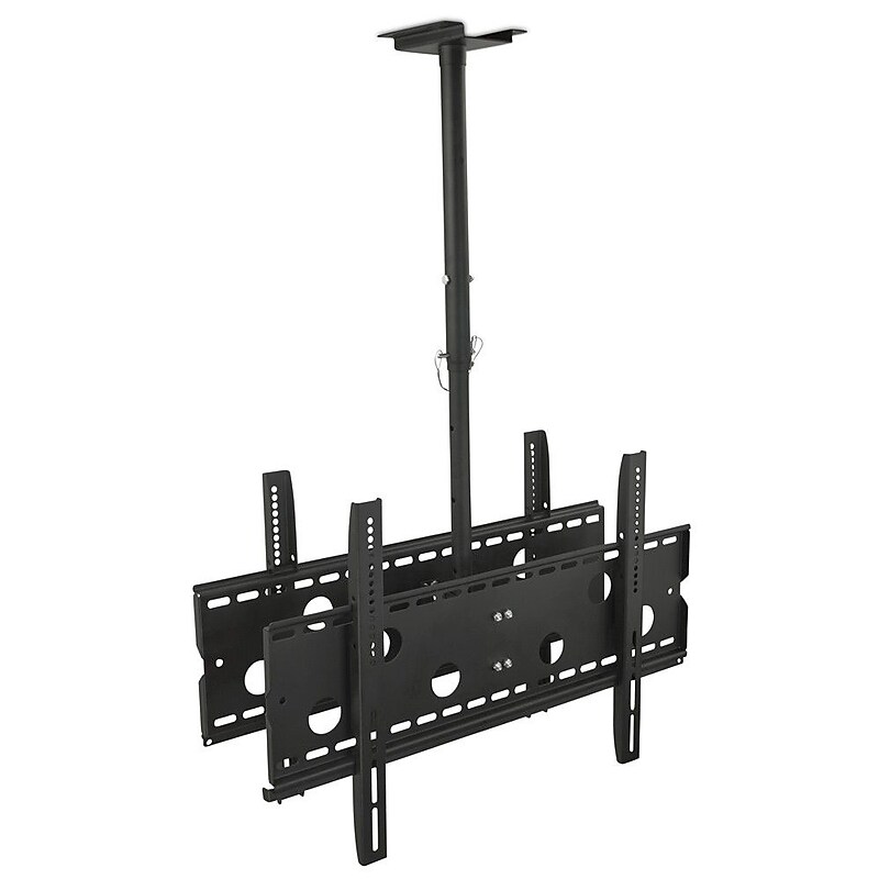 Mount-It! Dual TV Ceiling Mount, Full Motion Mount for 32" to 75" Flat Screen TVs (MI-502B) image 1