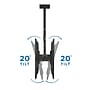 Mount-It! Dual TV Ceiling Mount, Full Motion Mount for 32" to 75" Flat Screen TVs (MI-502B)~#|#~sp4711915_sc7