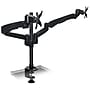 Mount-It! Modular Monitor Mounts Adjustable Dual Desk Mount with Gas Spring Arms, Up to 27" Monitor, Black (MI-45116B)~#|#~sp4712152_sc7