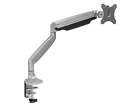 Mount-It! Adjustable Single Arm Desk Mount, Up to 32″ Monitor, Silver (MI-1771) Sansujyuku sansujyuku.com