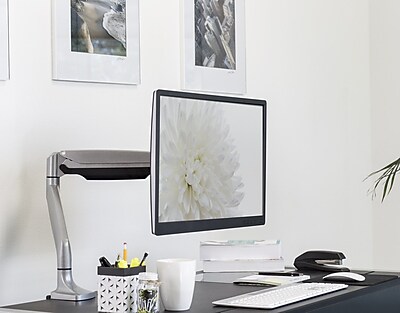 Mount-It! Adjustable Single Arm Desk Mount, Up to 32″ Monitor, Silver (MI-1771) Sansujyuku sansujyuku.com