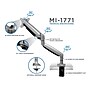 Mount it Display Stands Adjustable Monitor Arm, Up to 32", Silver (MI-1771)~#|#~sp4712213_sc7