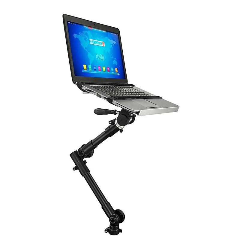 Mount-It! Display Stands Car Laptop Mount, Up to 15.4" Laptops, Black (MI-7410) image 1
