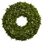 Nearly Natural 22” Boxwood Wreath (4554)~#|#~sp4717587_sc7