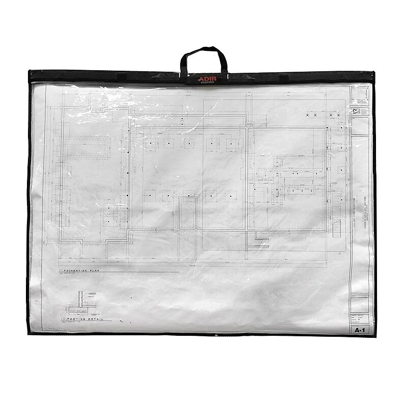 AdirOffice Blueprint Map Plan Shield, 36" x 48", (PS3648) image 1