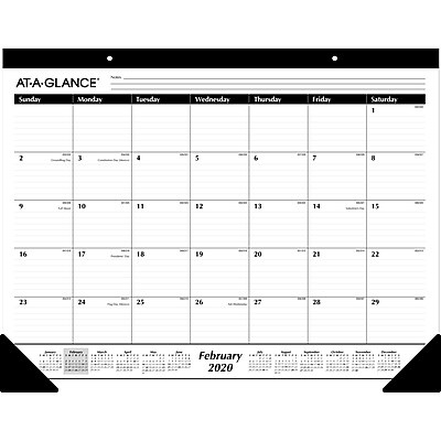 Shop Our Selection Of 2020 Desk Pad Calendars At Staples