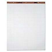 Tops Easel Pads, Quadrille Rule, 27" x 34", White, 50 Sheets, 4 Pads/Carton (7900)
