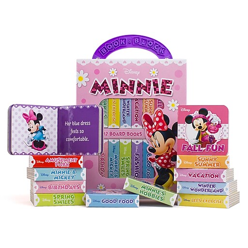minnie mouse book with figures