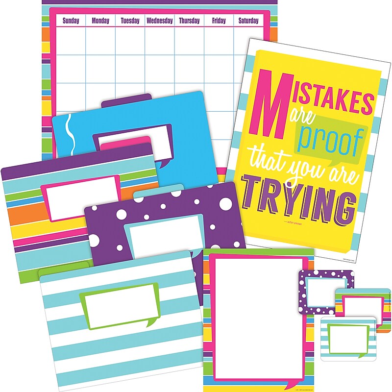 Barker Creek Happy File Folder Office Set, Assorted, 109/Set (BC6001) image 1