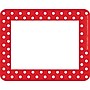 Barker Creek Self-adhesive Red & White Dots School Name Tags, 12" x 3.5", 81/Set (BC3985) ~#|#~sp47424012_sc7