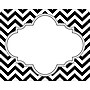 Barker Creek Self-adhesive Black Chevron School Name Tags, 12" x 3.5", 81/Set (BC3984) ~#|#~sp47424026_sc7