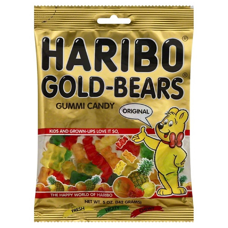 Haribo Goldbears Assorted Gummy Bears, 12/Pack (202345) image 1