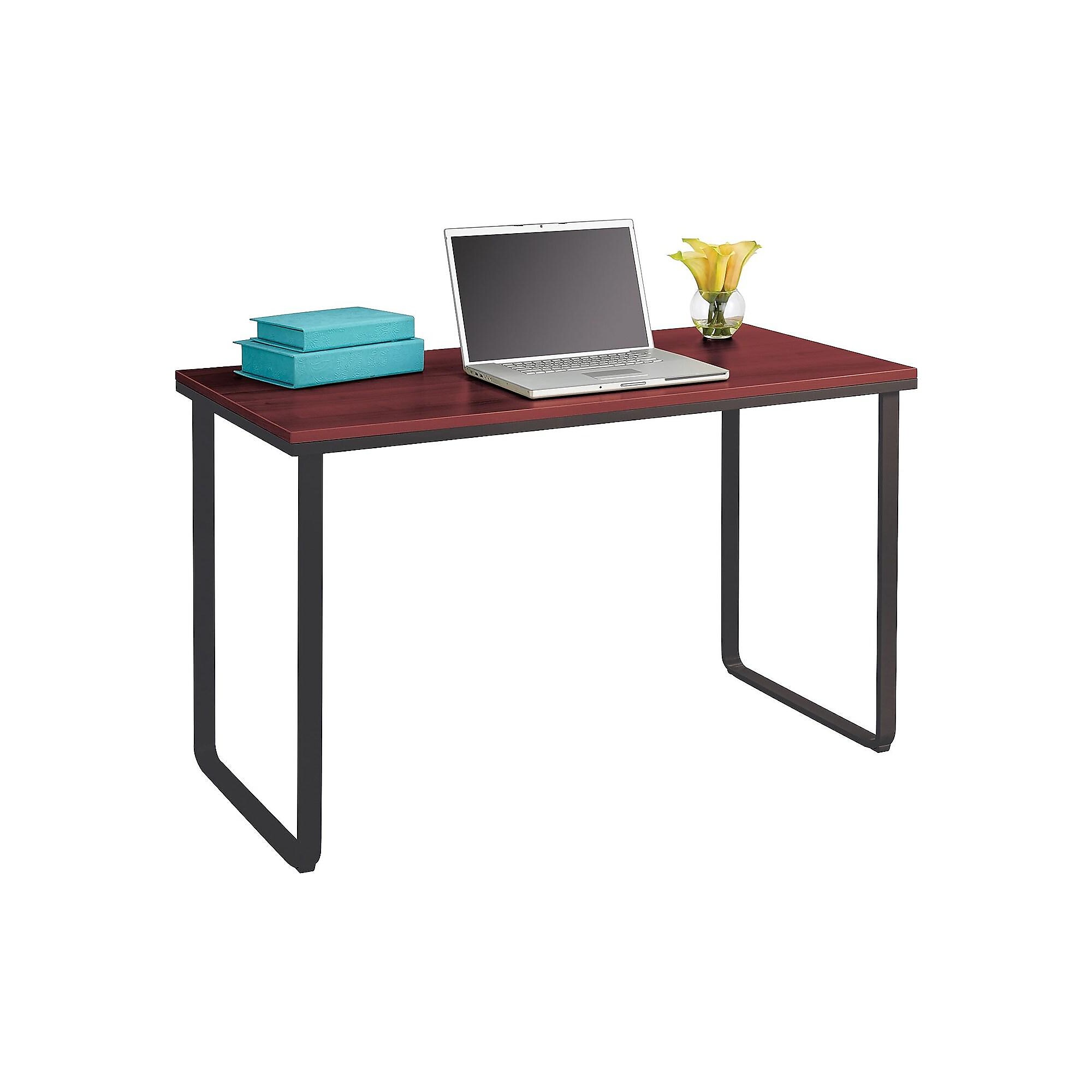 Safco 47″ Metal/Laminate Workstation Desk, Cherry/Black (1943CYBL) Sansujyuku sansujyuku.com