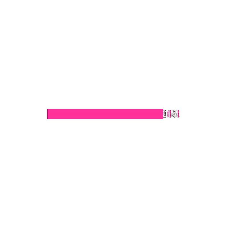 Tyvek Crowd Control Wristbands, Pink, 500/Carton (WR101PK) image 1