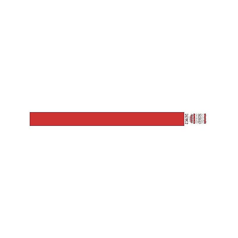 Tyvek Crowd Control Wristbands, Red, 500/Carton (WR101RD) image 1