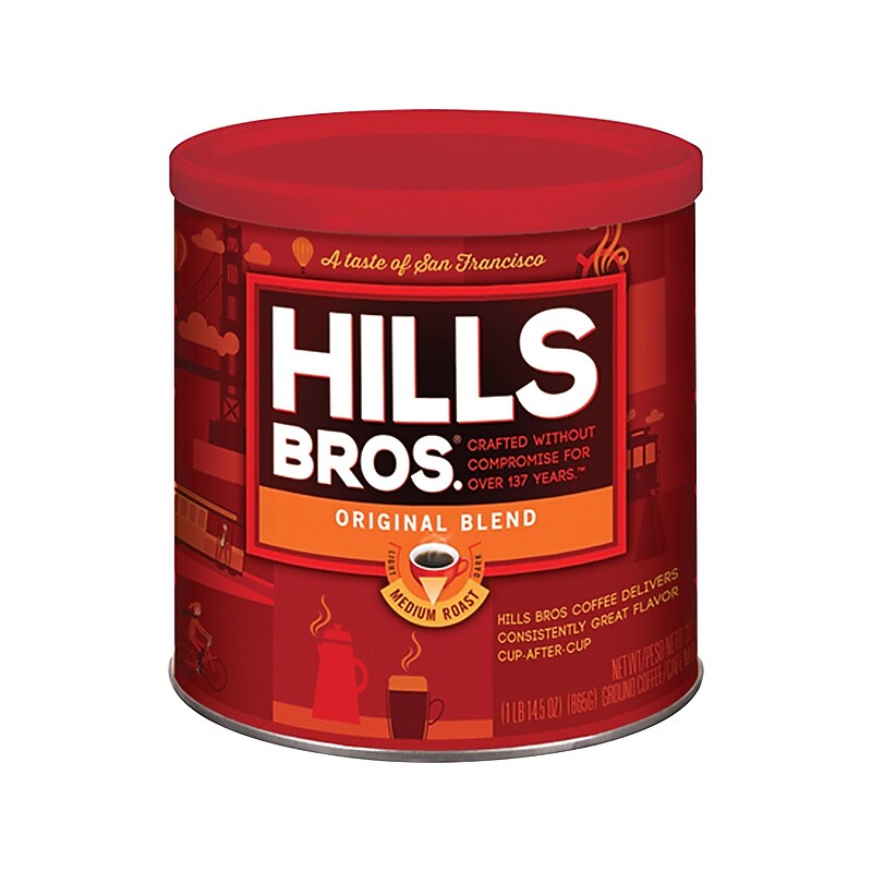 Hills Bros. Original Blend Ground Coffee, Medium Roast (MZB43000) image 1