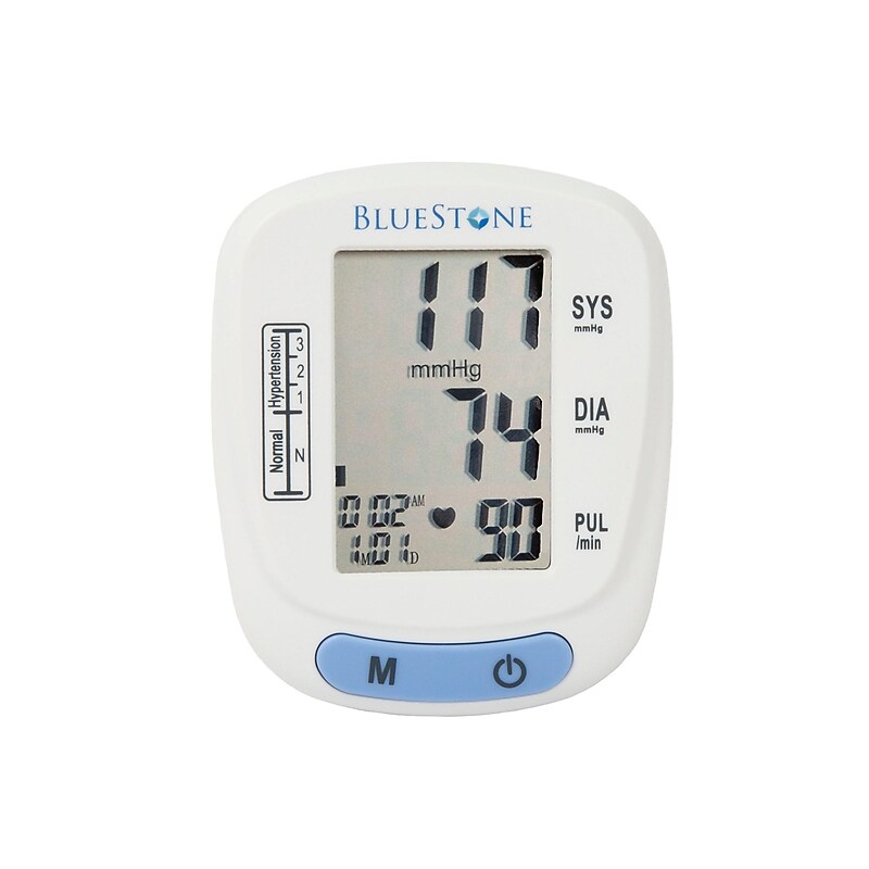 Bluestone Digital Wrist Blood Pressure Monitor, Adult (80-5103) image 1