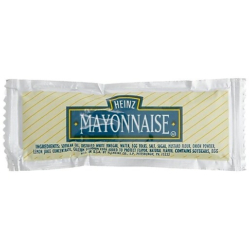 Shop Staples for Heinz Mayonnaise, 12g, 200/Pack