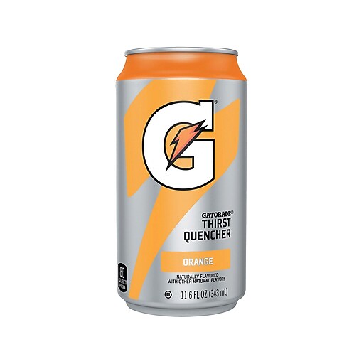 Gatorade Thirst Quencher Orange Sports Drink, 11.6 Fl. Oz., 24/Carton