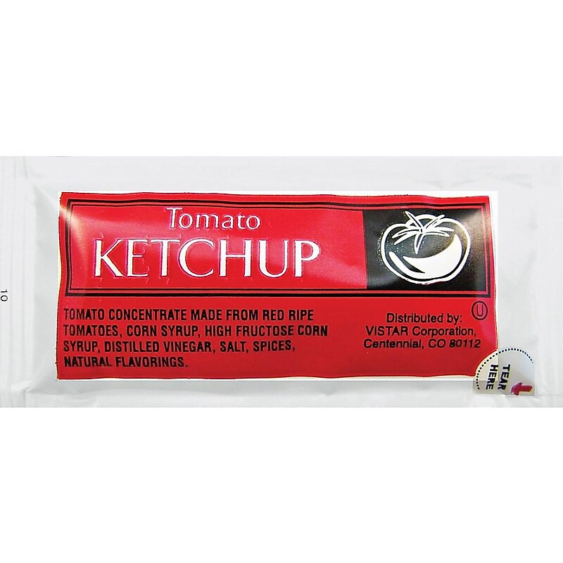 Vistar Ketchup, 0.25 oz., 200/Carton (BFSVENL024) image 1