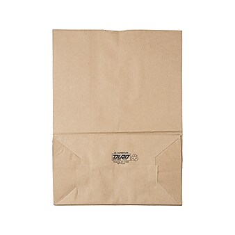 AJM 17"H x 12"W x 7"D Paper Food Bags, Brown, 400/Bundle (BAGSK1675)