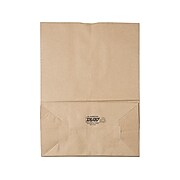 AJM 17"H x 12"W x 7"D Paper Food Bags, Brown, 400/Bundle (BAGSK1675)