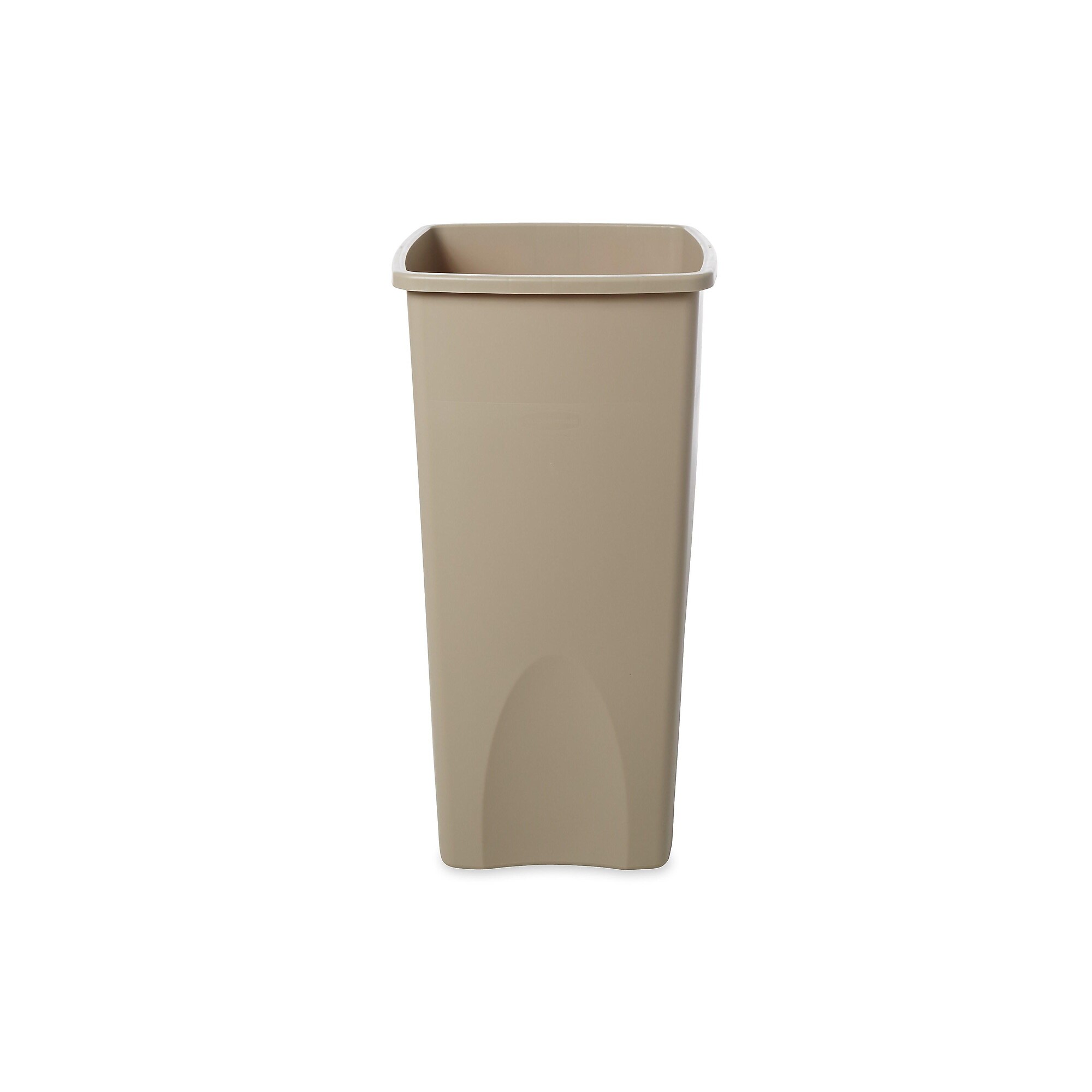 Rubbermaid Untouchable Indoor, Outdoor Trash Can w/ no Lid, Beige Resin, 23 Gal. (FG356988BEIG) Sansujyuku sansujyuku.com