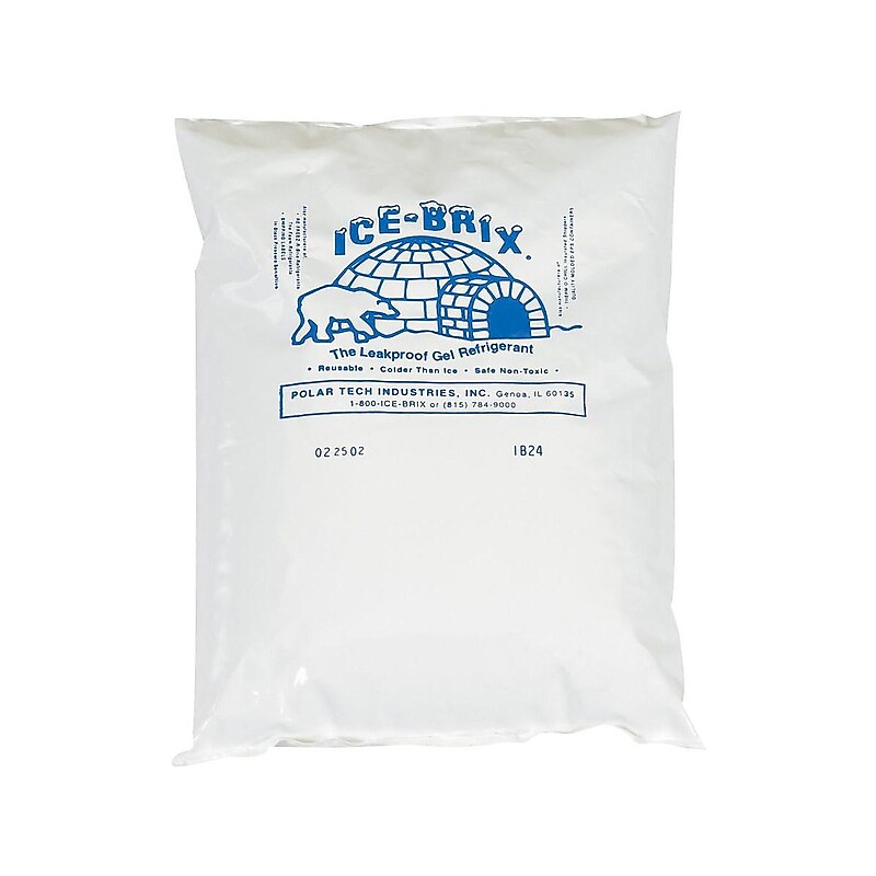 Ice-Brix Moisture Resistant Cold Packs, 8 oz., 6" x 4", 36/Carton (IB8BPD) image 1