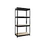 Iron Horse Rivet Series 4-Shelf Metal Unit, 30"W, Black (17125)~#|#~sp47572774_sc7