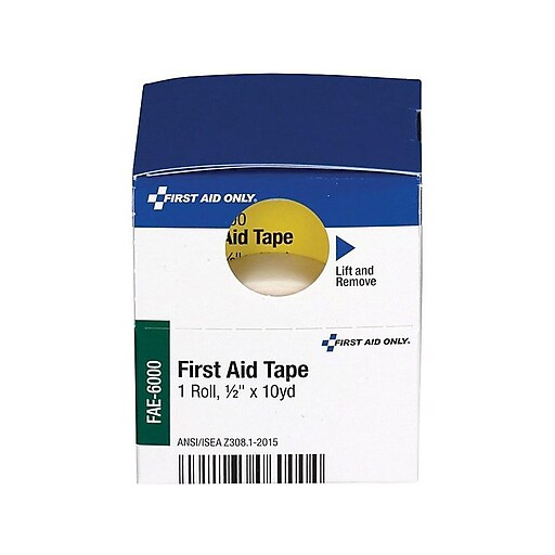 First Aid Only FAE-6003 SmartCompliance Refill 2 Conforming Gauze Wrap and  1/2 by 5 Yd Medical Tape for Gauze Pads (1 Per Box)