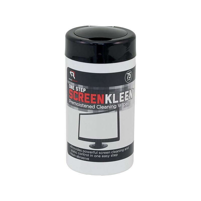 Read Right ScreenKleen Wipes, 75/Canister (RR1409) image 1