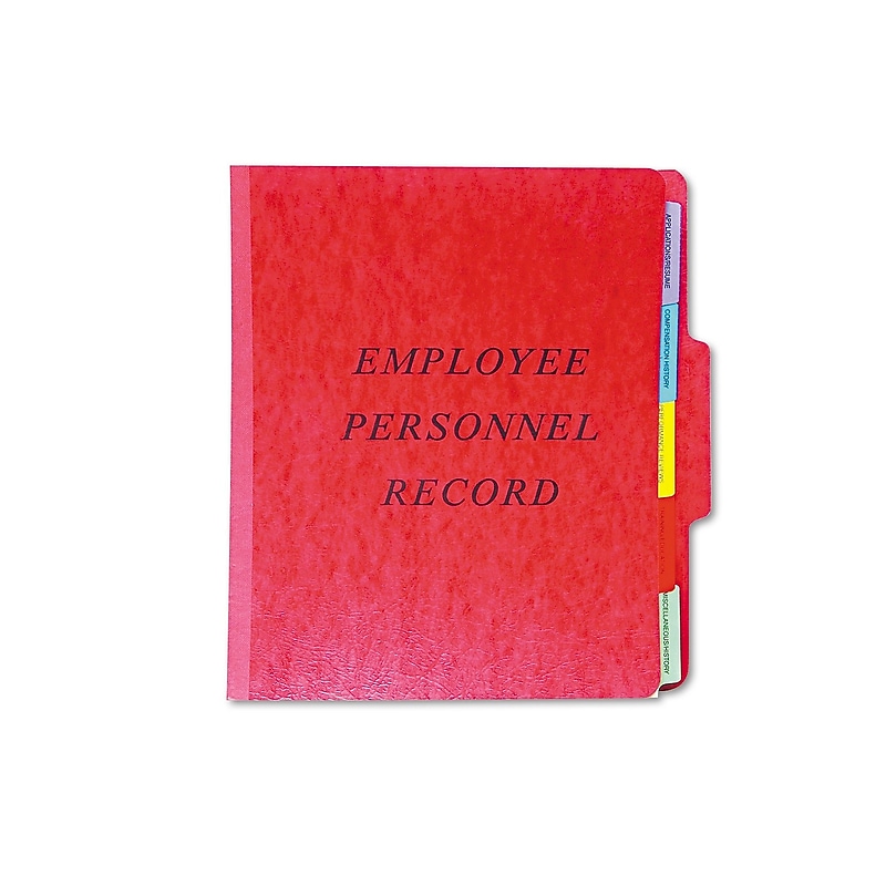 Pendaflex® Employee Personnel Folders, 1/3-Cut Top Tab, 5 Dividers, Each (SER-1-ER) image 1
