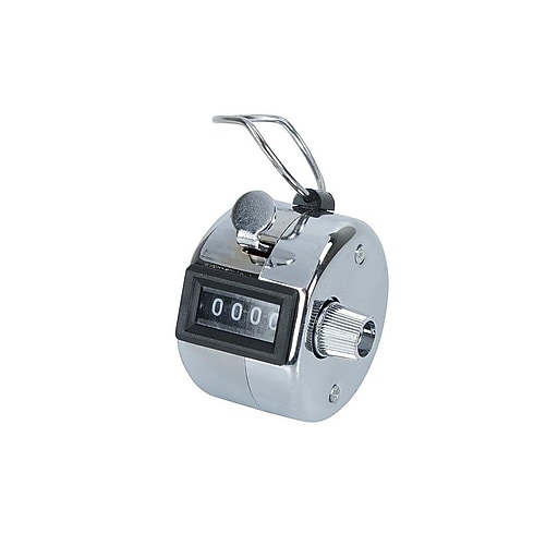 Cosco Crowd Control Tally Counter, Chrome (065118) | Staples