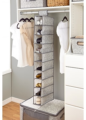 Laura Ashley 10 Shelf Shoe Organizer