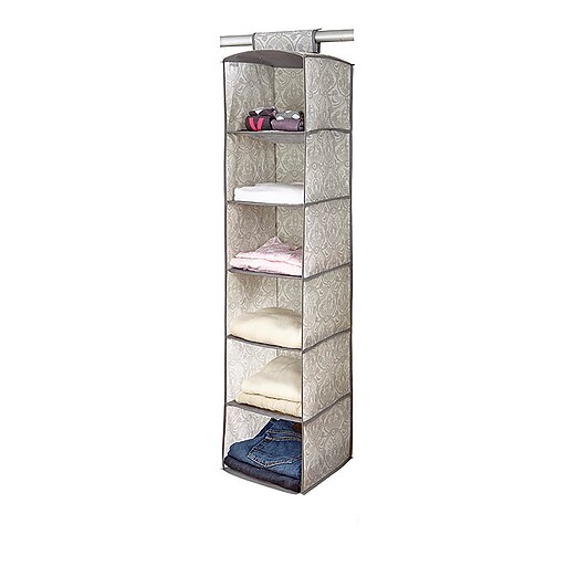 Laura Ashley Closet Organizer, 6 Shelf (LA95607) Staples