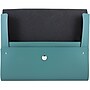 JAM Paper Leather Portfolio Case with Snap Closure, Teal, 12/Pack (233329922B)~#|#~sp4765948_sc7