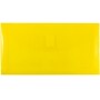 JAM Paper Standard Plastic Filing Envelope with Hook & Loop Closure, Letter, Yellow, 12/Pack (921V1YE)~#|#~sp4765960_sc7