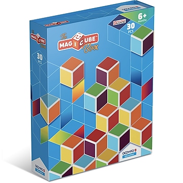 Geomag™ Magicube™ Multicolor Cubes, Set of 30 (GMW120)