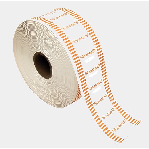 Dunbar Security Products Automatic Coin Wrapper Rolls, Quarters, 10.00