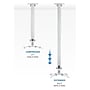 Mount-It! Universal Projector Ceiling Mount, White (MI-606L)~#|#~sp4770383_sc7