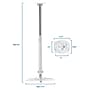 Mount-It! Universal Projector Ceiling Mount, White (MI-606L)~#|#~sp4770387_sc7